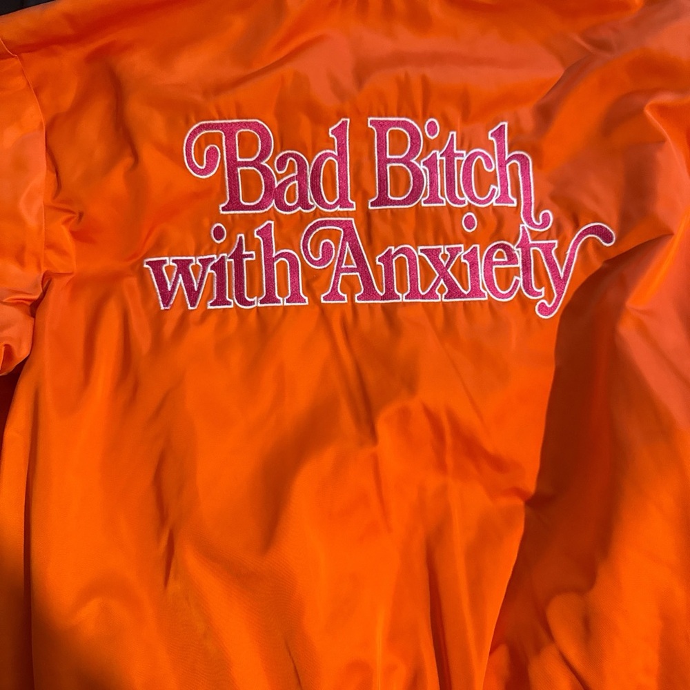 Orange Varsity Jacket - Picture 4 of 4
